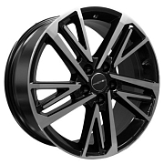 Диск Литой 8x18 PCD 5x114.3 ET40 D66.6 Khomen Wheels KHW1815 Black-FP