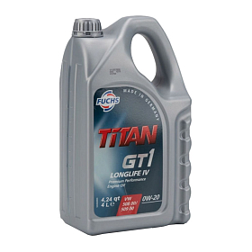 Fuchs TITAN GT1 LONGLIFE IV 0W20 синтетическое 4л