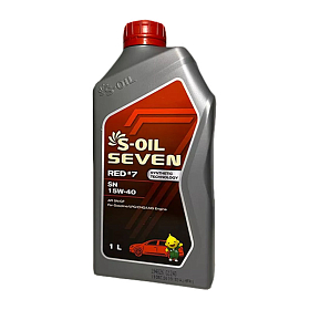 S-Oil SEVEN RED #7 SN 15W40 SN Синтетическое 1л