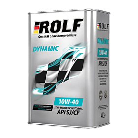 Rolf Dynamic 10W40 SL/CF полусинтетическое 4л