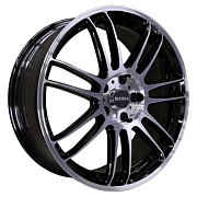 Диск Литой 7.5x18 PCD 5x114.3 ET45 D60.1 Inch FA8535 Gloss Black Machined Face