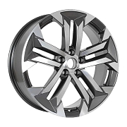 Диск Литой 7.5x19 PCD 5x114.3 ET40 D66.6 Premium Series КР015 Diamond Gloss Graphite