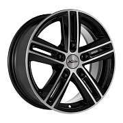 Диск 6.5x16 5x139.7 ET40 D98.5 X-trike X-123 BK/FP