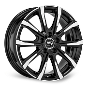 Диск 7x18 5x112 ET43 D57.06 MSW 79 Black Full Polish