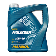 Mannol Molibden Benzin 10W40 SN/CH-4 полусинтетика 4л