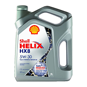 SHELL Helix HX8 5W30 A3/B3/B4 SL/CF Синтетическое 4л