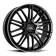 Диск 9x20 5x127 ET52 D71.6 Rial KiboX Diamant black lip polished