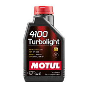 Motul 4100 Turbolight 10W40 SM/CF Полусинтетическое 1л