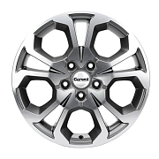 Диск 6.5x17 5x114.3 ET50 D67.1 Khomen Wheels V-Spoke 711 Gray-FP