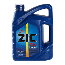  ZIC X5 10W40 SM SP Полусинтетика 4л