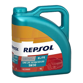 Repsol LONG LIFE 50700/50400 5W30 синтетическое 4л