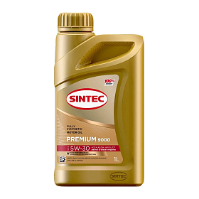 SINTEC Premium 9000 5W30 A3/B4 Синтетическое 1л