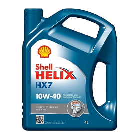 Shell Helix Hx7 10W40 SP A3/B4 полусинтетическое 4л