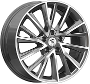 Диск Литой 7.5x18 PCD 5x114.3 ET35 D60.1 Premium Series КР010 Diamond Gloss Graphite