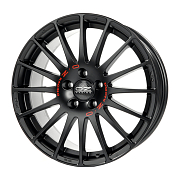 Диск 6.5x15 4x108 ET25 D65 OZ Racing Superturismo GT Matt Black + Red Lettering