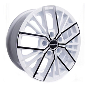 Диск 6.5x16 5x108 ET50 D63.3 TG Racing LZ742 white+black