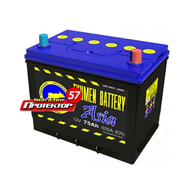 Аккумулятор TYUMEN BATTERY Asia 75 А/ч R+ обратная EN560A 266х173х223 Стандартные