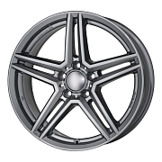 Диск 7.5x17 5x112 ET53 D66.5 ALUTEC M10X Metal Grey