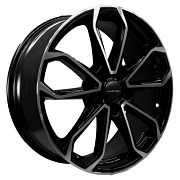 Диск Литой 7x18 PCD 5x114.3 ET53 D54.1 Khomen Wheels KHW1816 Black-FP