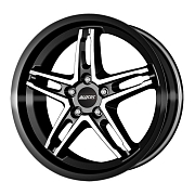 Диск 8x18 5x112 ET40 D70.1 ALUTEC Poison Cup Чёрный полированный алмаз