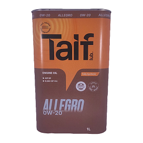 Taif ALLEGRO 0W20 SP синтетическое 1л
