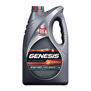 Лукойл Genesis Armortech 5W40 SN/CF A3/B4 синтетическое  4л