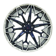 Диск 10x22 5x112 ET25 D66.6 Khomen Wheels Zeus 2202 Black matt-FP