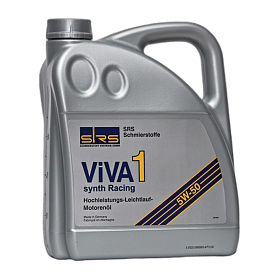 SRS VIVA 1 Synth racing 5W50 A3/B4 SM/CF Синтетическое 4л