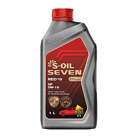 S-Oil SEVEN RED #9 SP 0W16 Синтетическое 1л