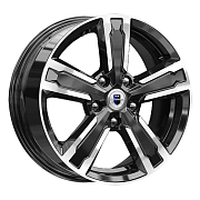Диск 6.5x16 5x112 ET50 D57.1 K&K КС998 Алмаз черный