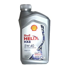 SHELL Helix HX8 SN+ 5W40 CF/SN A3/В4/A3/В3 Синтетическое 1л