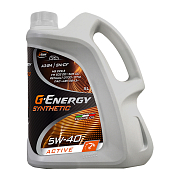 G-Energy Synthetic Active 5W40 синтетическое 4л