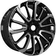 Диск Литой 9.5x22 PCD 5x120 ET45 D72.56 PDW 7013 Gloss Black Machine Face