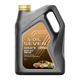S-Oil SEVEN GOLD #9 ECO 5W30 C3 синтетическое 6л