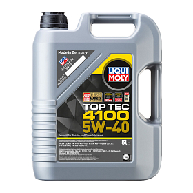 Liqui Moly Top Tec 4100 5W40 SM/CF A3/B4/C3 синтетическое 5л