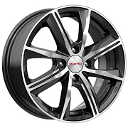 Диск Литой 6x15 PCD 4x100 ET50 D60.1 Rapid Арнар-оригинал алмаз_черный_SK