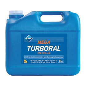 Aral Mega Turboral 10W40 CH-4 полусинтетическое 5л