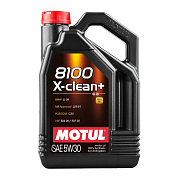 Motul 8100 Х-CLEAN+ 5W30 Синтетическое 5л
