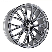Диск 10.5x20 5x120 ET25 D78.1 Eta Beta Piuma C Silver Shin Black Face