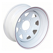 Диск 7x15 5x139.7 ET25 D98 Off-Road-Wheels Штамп НИВА Белый