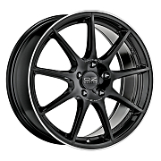 Диск 8x18 5x108 ET45 D75 OZ Racing Veloce GT Gloss Black Diamond Lip Silver Lettering