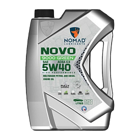 Nomad NOVO 9000 GREEN 5W40 SN/SN Plus/SP C3 синтетическое 5л
