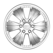 Колпаки R16 Lecar BST серый (КОМПЛЕКТ)