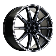 Диск 9.5x21 5x112 ET45 D66.6 Khomen Wheels KHW2102 ( GLS class) Black-FP matt