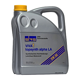SRS VIVA 1 topsynth alpha LA 5W30 C2/C3/CF Синтетическое 4л
