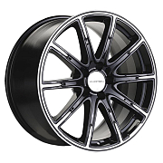 Диск 8.5x19 5x112 ET46 D66.6 Khomen Wheels ORG1903 (MB A/C/E/S Class) Black-FP