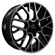 Диск Литой 7x18 PCD 5x112 ET45 D57.1 Khomen Wheels KHW1818 Black-FP
