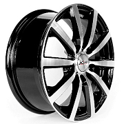 Диск Литой 5.5x14 PCD 5x114.3 ET38 D67.1 Вектор K101 Алмаз черный