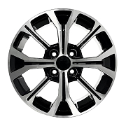 Диск 6x15 4x100 ET48 D54.1 K&K КС945 алмаз чёрный