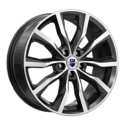 Диск 7.5x18 5x114.3 ET45 D66.1 K&K КС906 Алмаз черный